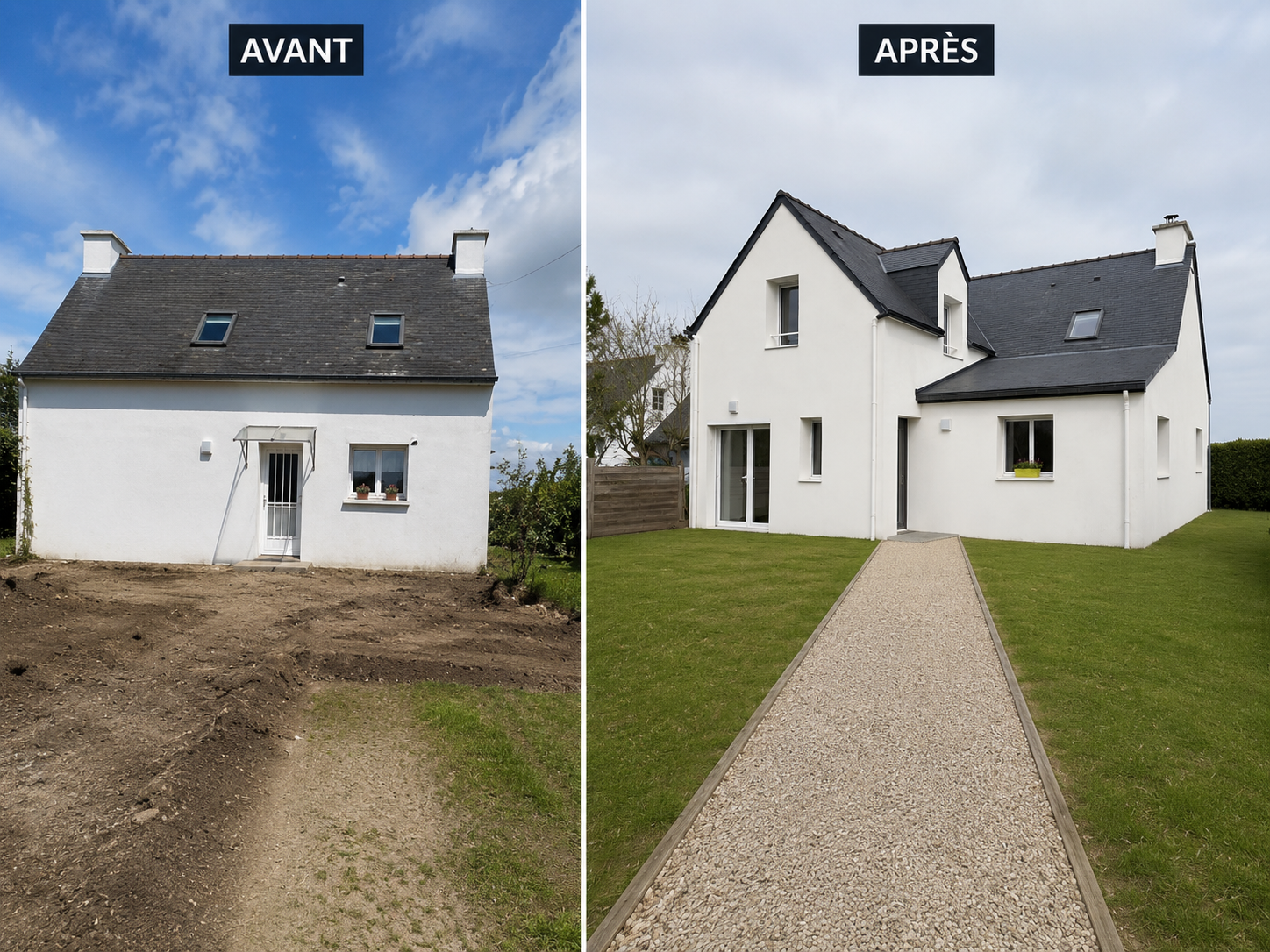 Extension Plouhinec Avant Après